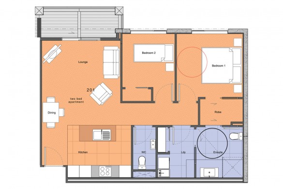 Two Bedroom Apartment